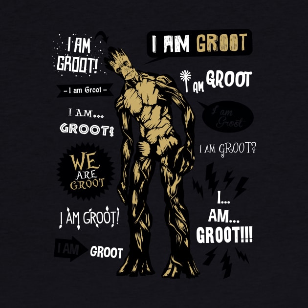 Groot Famous Quotes by Olipop